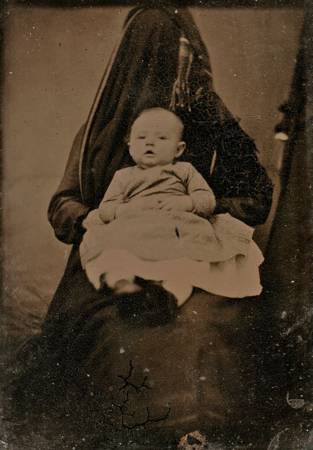 Victorian Shadows: The Spooky Phenomenon of Hidden Mothers in Historical Baby Photographs