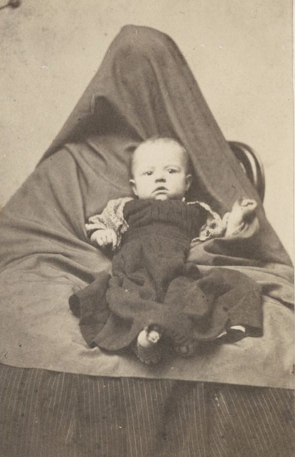 Victorian Shadows: The Spooky Phenomenon of Hidden Mothers in Historical Baby Photographs