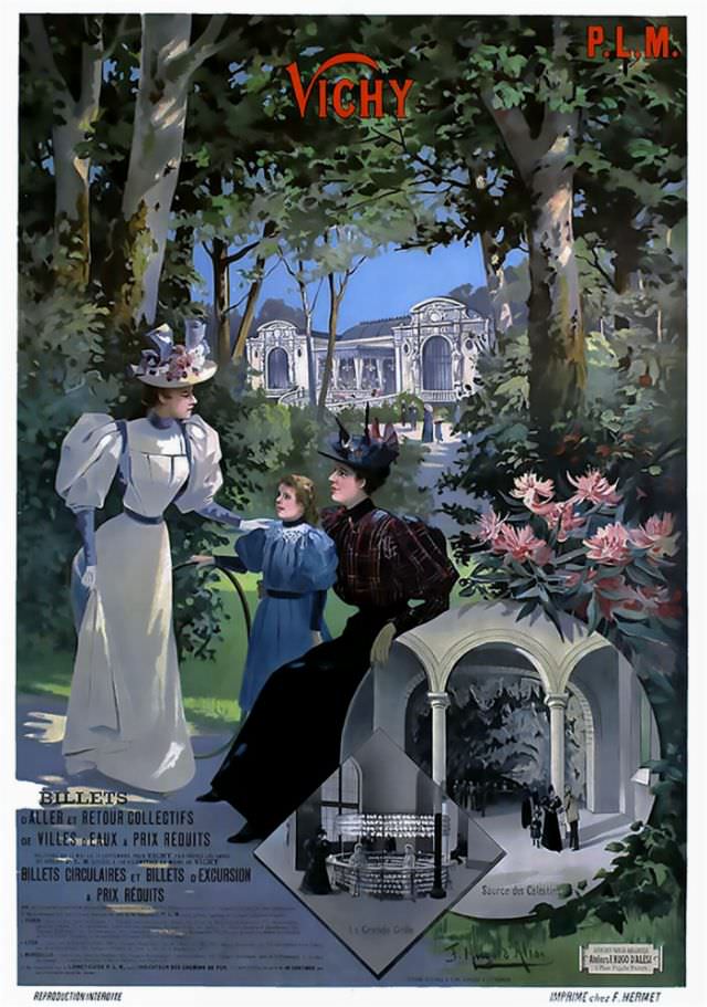 Vichy - P.L.M., 1898