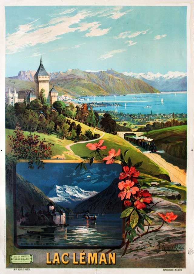 Lac Leman, 1895