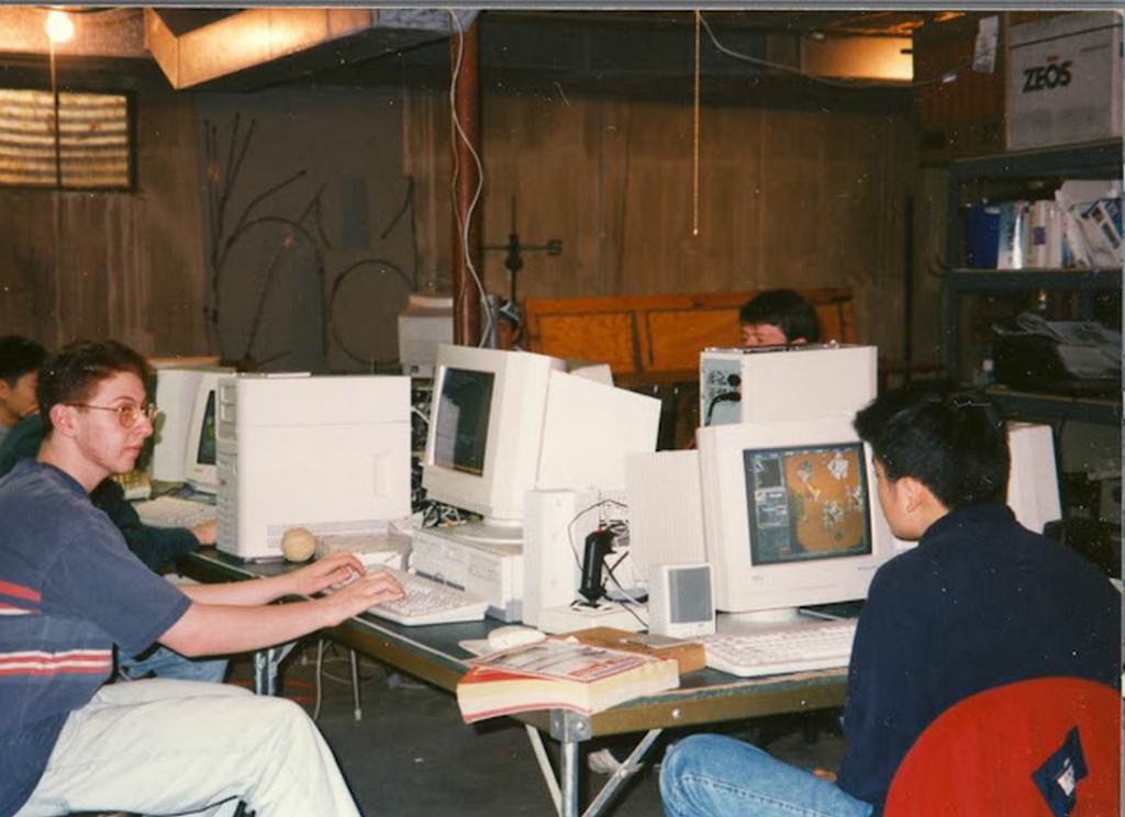 Wired Connections and Unforgettable Nights: Exploring the Peak of LAN Parties with Photos from the Late 1990s to Early 2000s