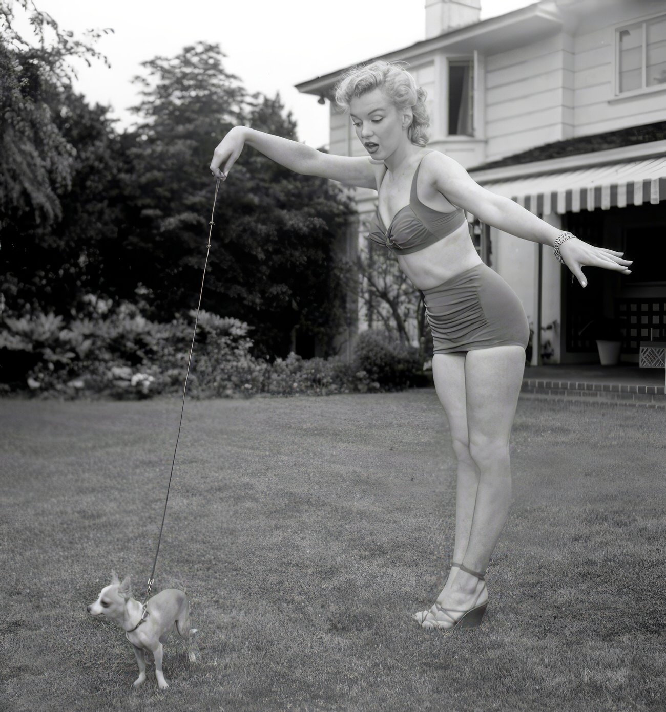 Adorable Vintage Photos of Marilyn Monroe with her Pet Dogs