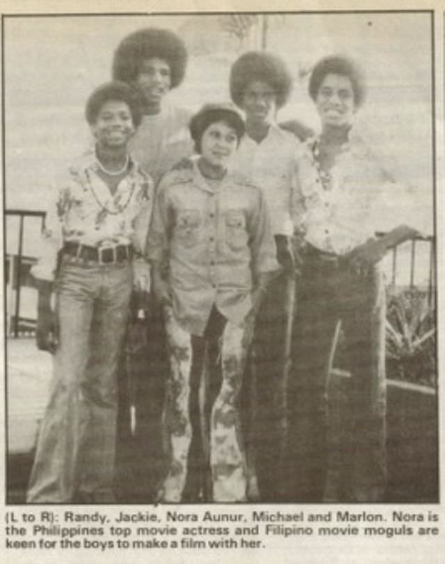 When Michael Jackson and His Family Group The Jackson 5 Visit The Philippines For a Week-Long Concert in 1976