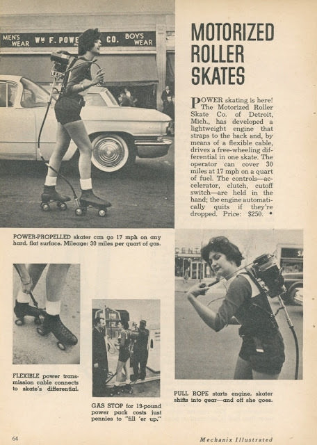 The Thrill on Wheels: Motorized Roller Skates of the 1960s