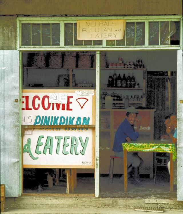 The rustic charm of Bontoc, Philippines, captured in December 1980.