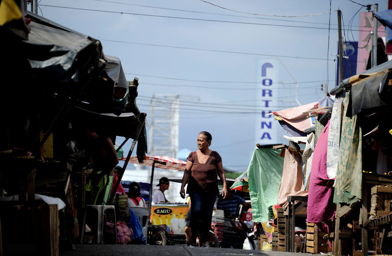 Clarita Alia, losing four sons to suspected death squads, in Davao City, Philippines, May 8, 2016.