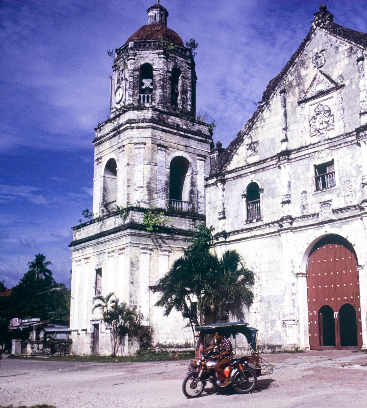 The church in Argao, Cebu Island, Philippines, July 1985.