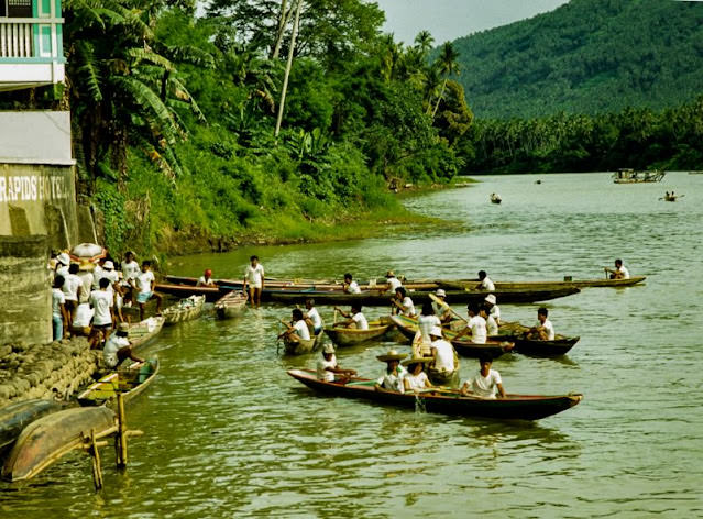 The Pagsanjan Rapids, Philippines, 1980.
