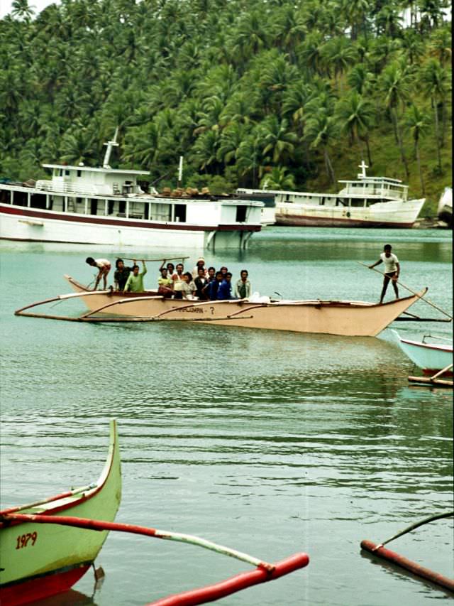 Puerto Galera, Philippines, inviting relaxation in December 1980.