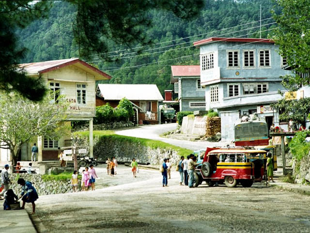 The rustic charm of Sagada, Philippines, captured in December 1980.