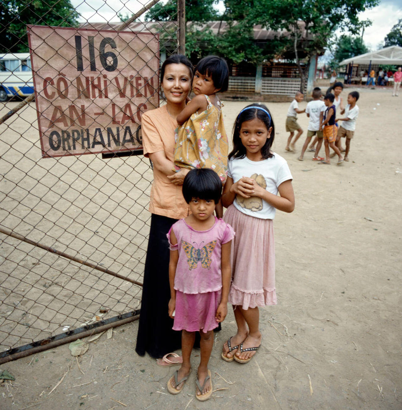 "The Children of An Lac," a CBS TV movie based on Ina Balin's efforts to evacuate an orphanage in South Vietnam, was filmed in the Philippines, 1980.