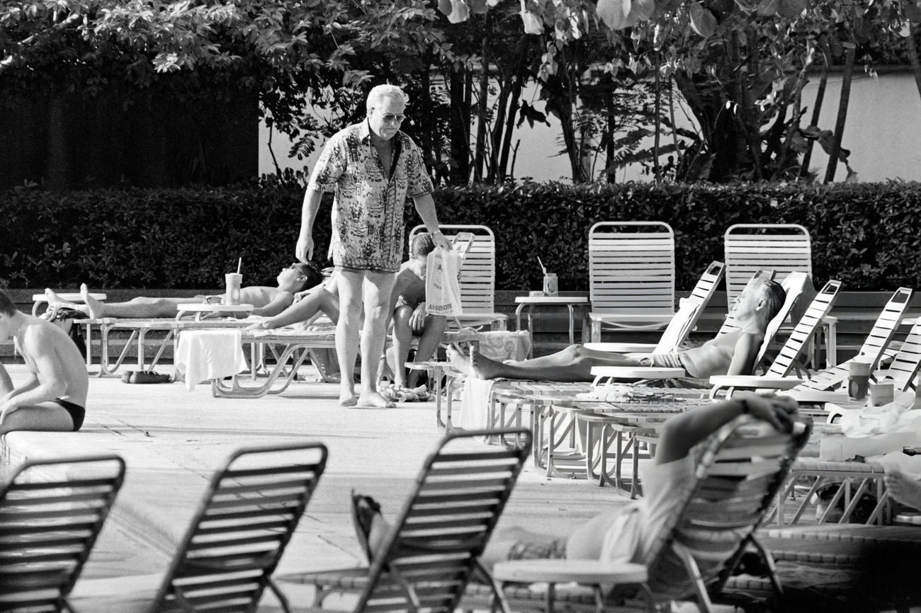 Jean-Marie Le Pen photographed during a holiday in Manila, November 1986.