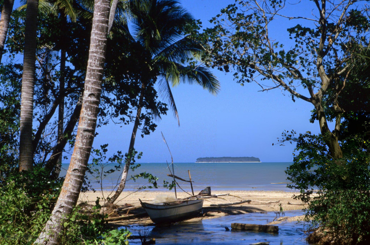 Seaside in the Philippines, June 1987.