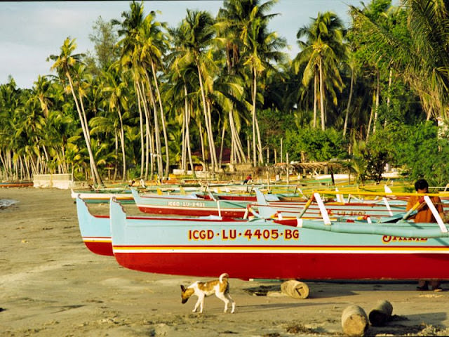 Bauong Beach, Philippines, 1980.