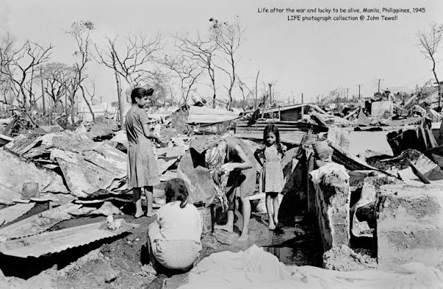 Life after the war and lucky to be alive, Manila, Philippines, 1945