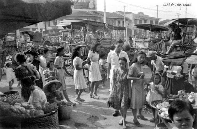Marketplace, Manila, Philippines, May 1945