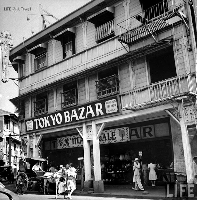 Toyko Bazar. Manila, Philippines, Dec. 1, 1941. A view of Toyko Bazar still open and doing business in Manila one week before Japan bombed and invaded the Philippines.