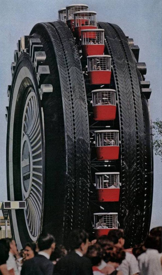 The Uniroyal Giant Tire: From World's Fair Attraction to Detroit Landmark