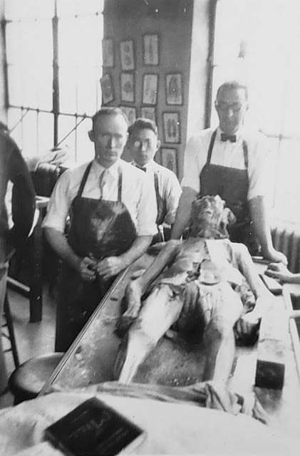 Historical Photos of Victorian Medical Students Learning Anatomy with Bare Hands and Cadavers