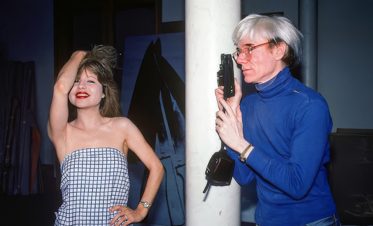 Andy Warhole Pia Zadora photoshoot 1983