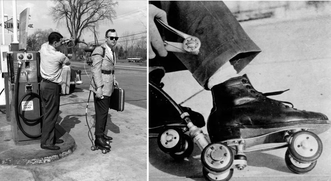 Motorized Roller Skates 1960s