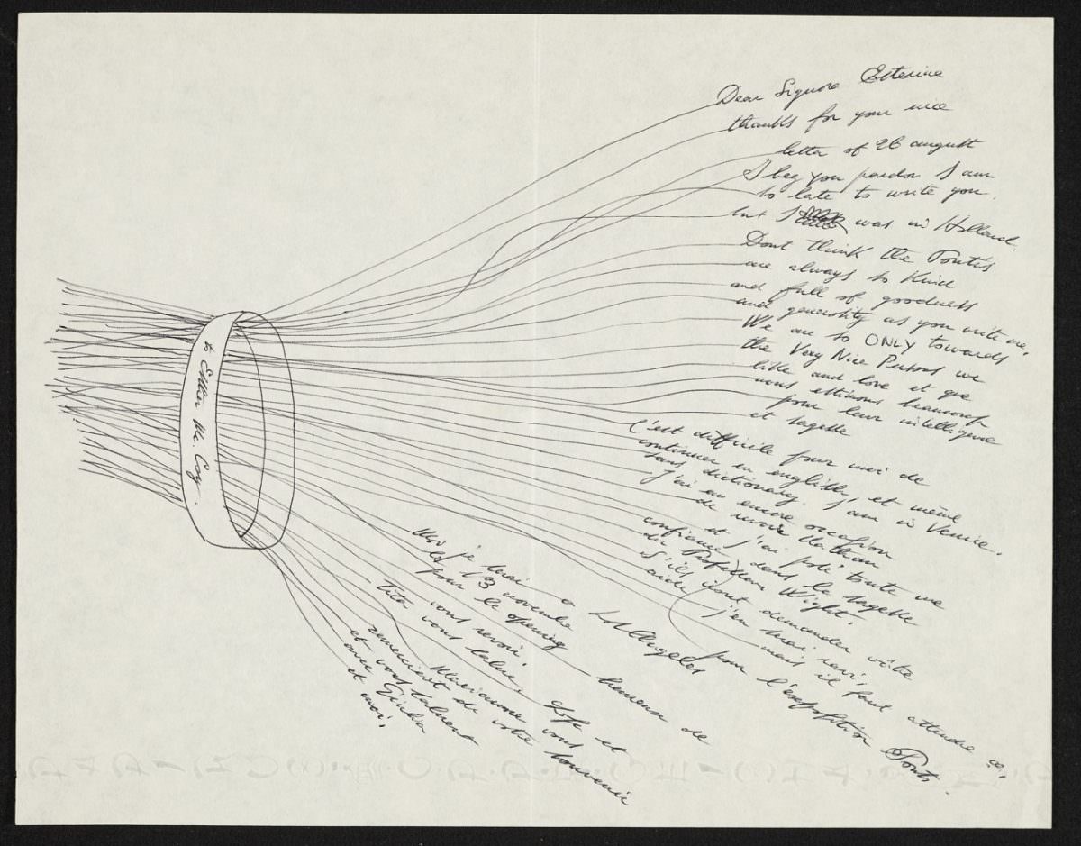 Gio Ponti to Esther McCoy, 1978.
