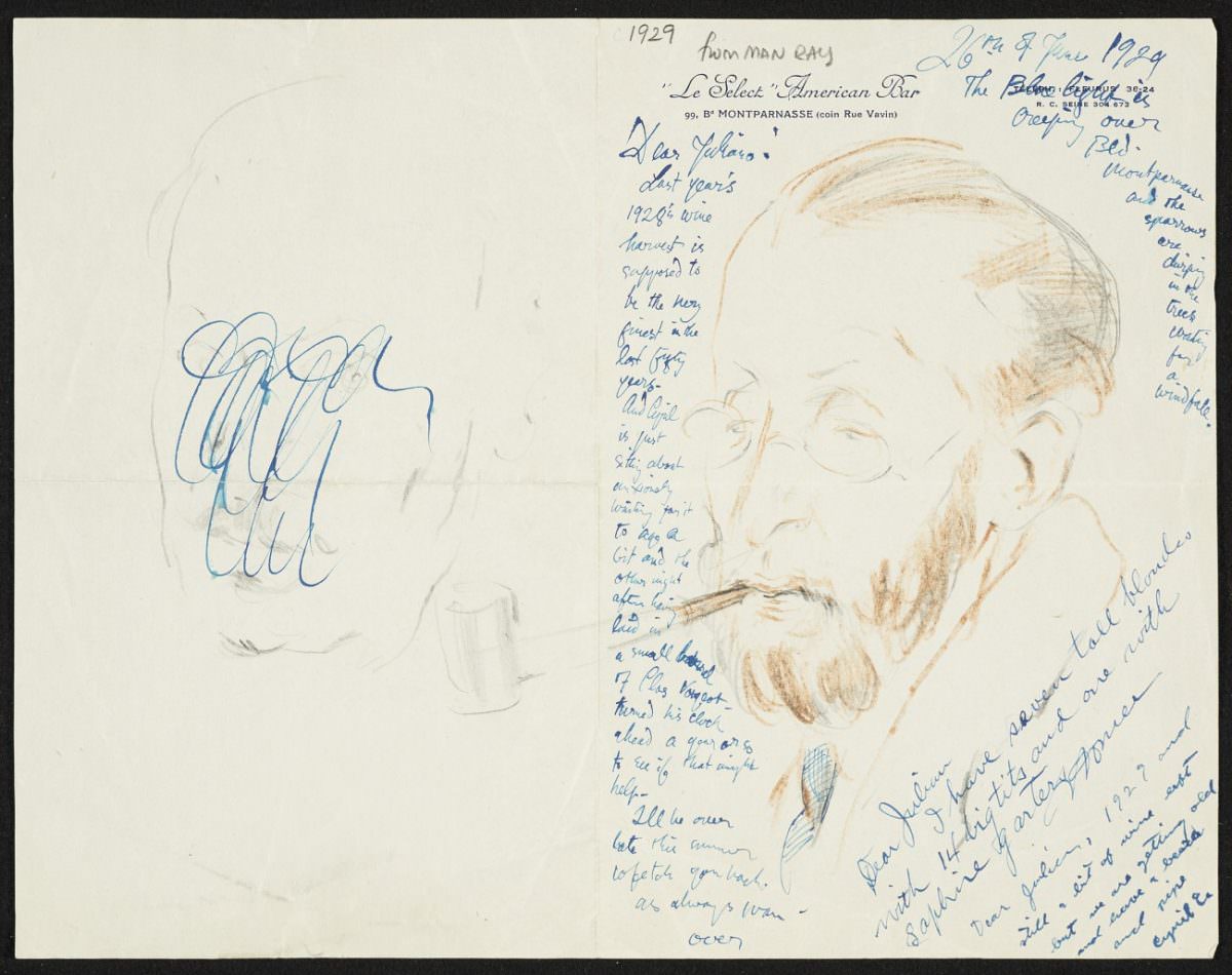 Man Ray to painter Julian E. Levi, 1929.