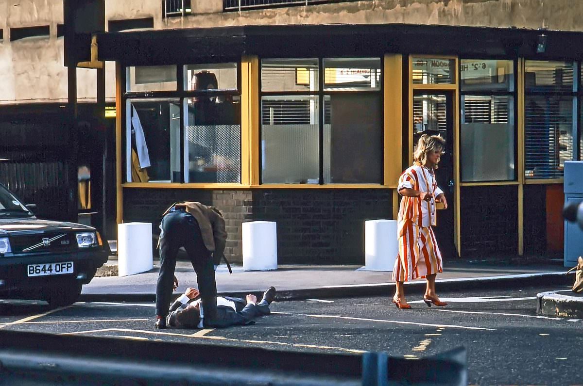 Hill Street, Birmingham, 1980s.