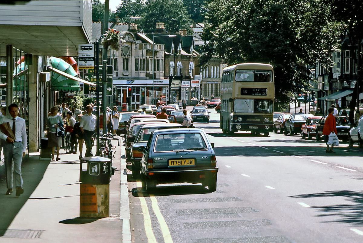 Moseley, Birmingham, 1980s.