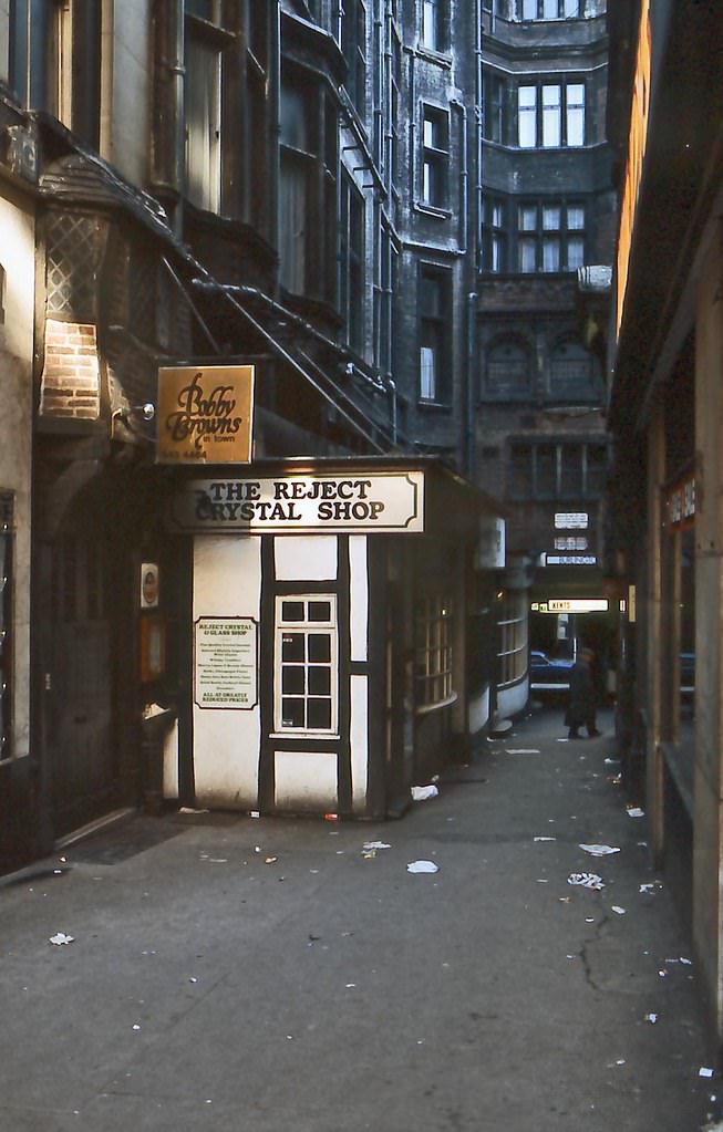 Burlington Passage, Birmingham, 1980s.