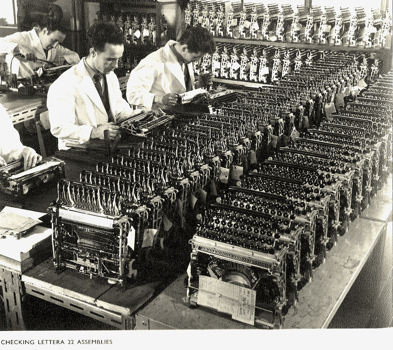 Vintage Photos Show Inside the British Olivetti Factory in Glasgow 1957