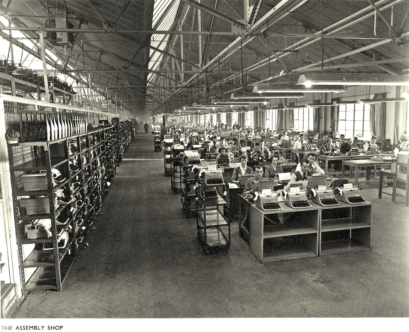 Vintage Photos Show Inside the British Olivetti Factory in Glasgow 1957