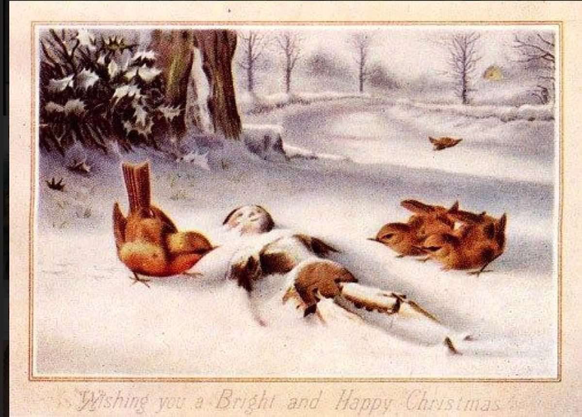 Hilariously Bizarre Christmas Cards from the Victorian Era featuring Animals