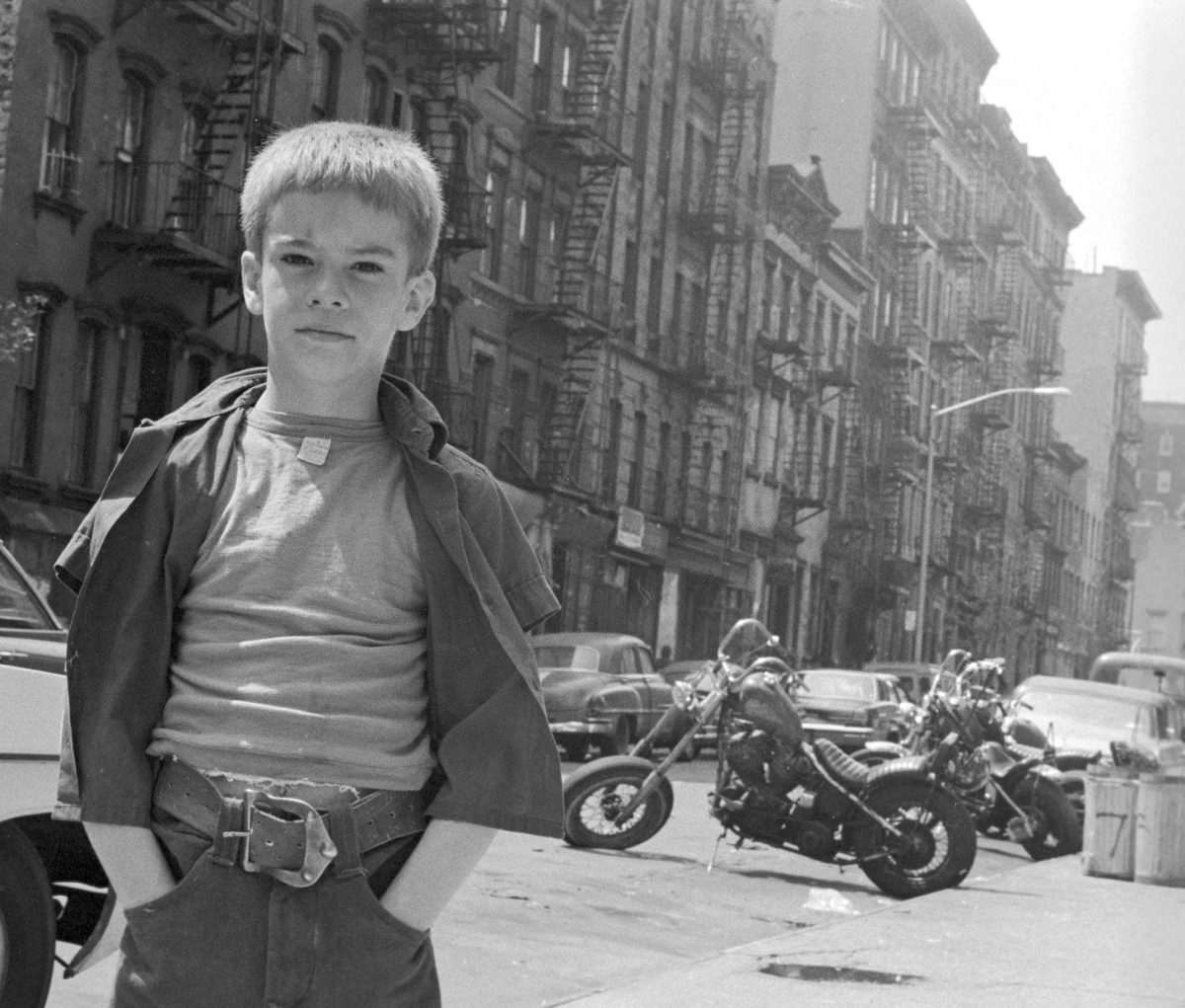 Fernando on East 3rd Street, 1973.