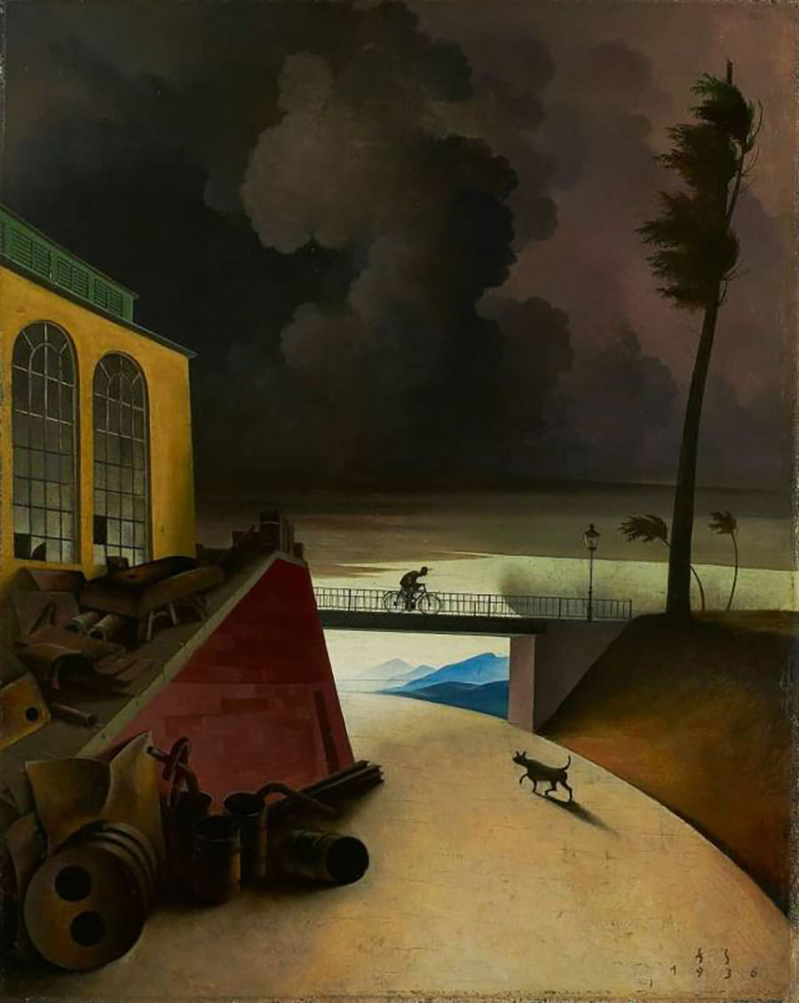 The Approaching Thunderstorm by Franz Sedlacek. 1936.