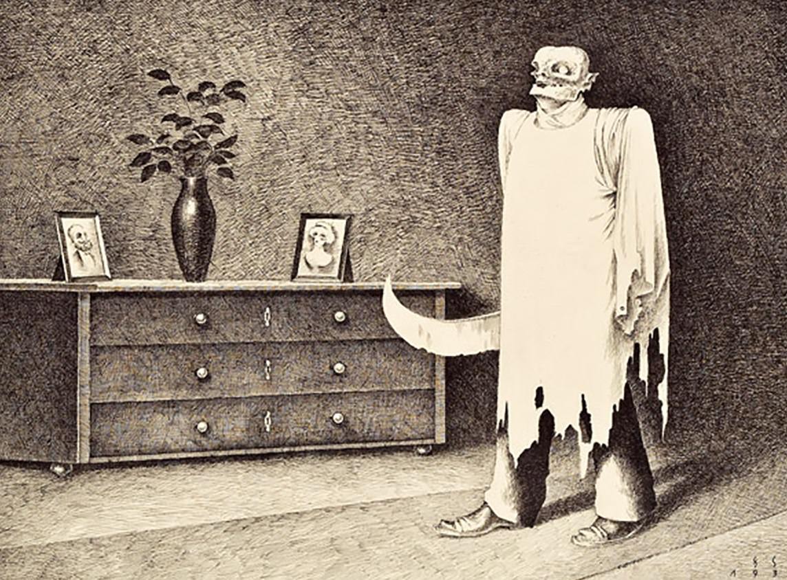 Ghost With Butcher Knife, 1934