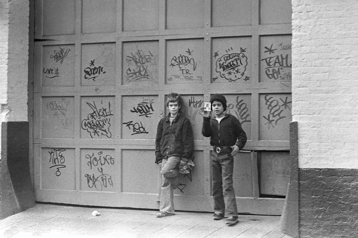 Fernando and Orlando in the East Village, 1976.