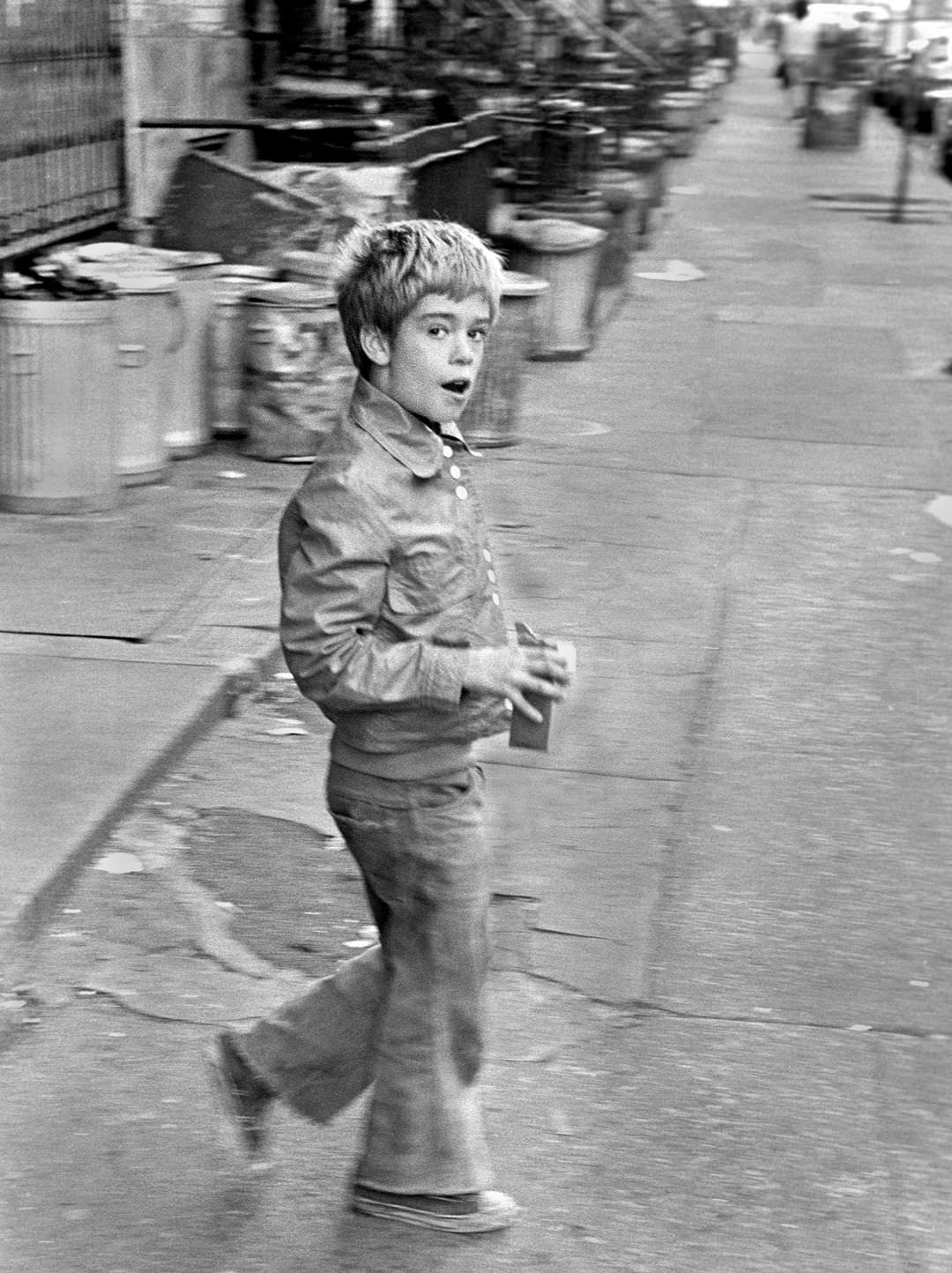 Fernando on East 3rd Street, 1976.