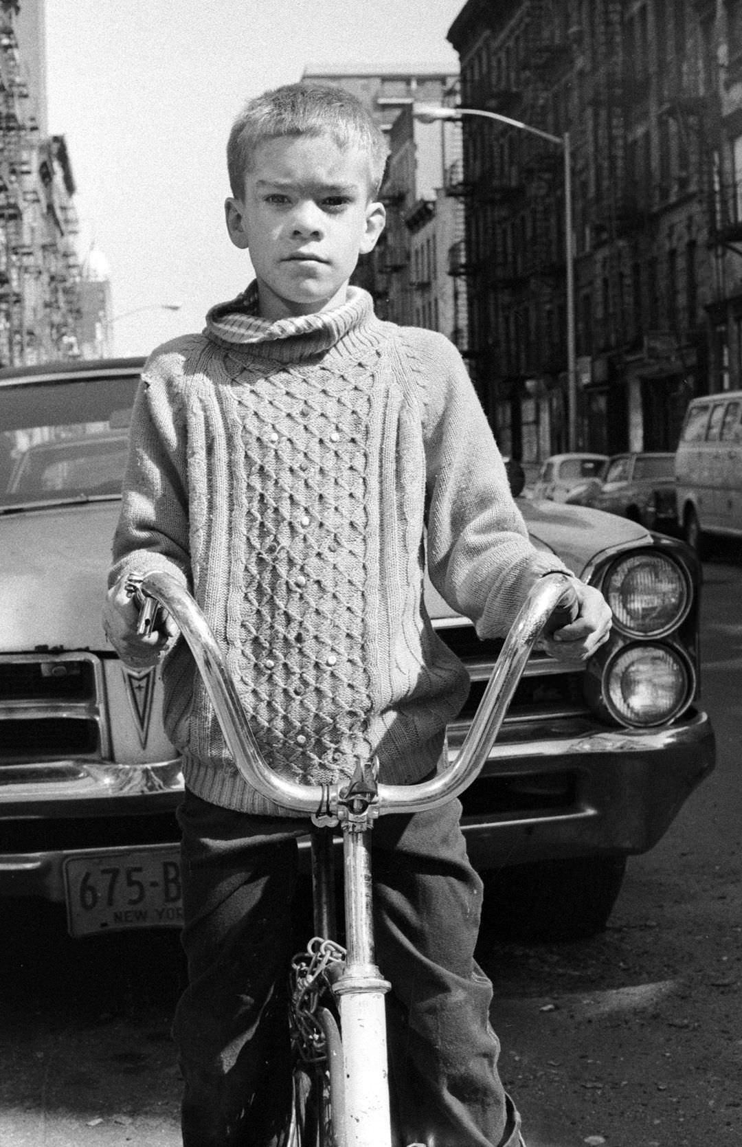 Fernando on East 3rd Street, 1973 or 1974.