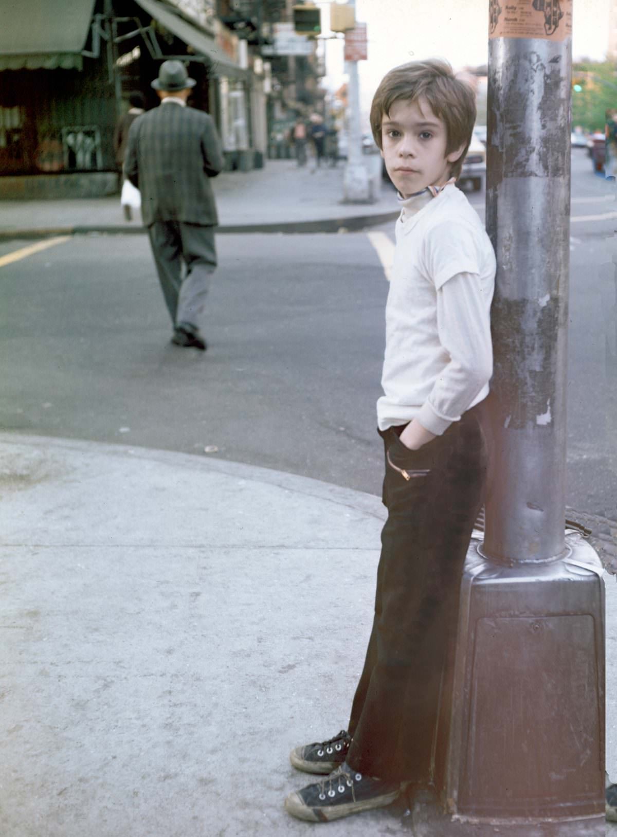 Fernando on First Avenue at 3rd Street, 1974.
