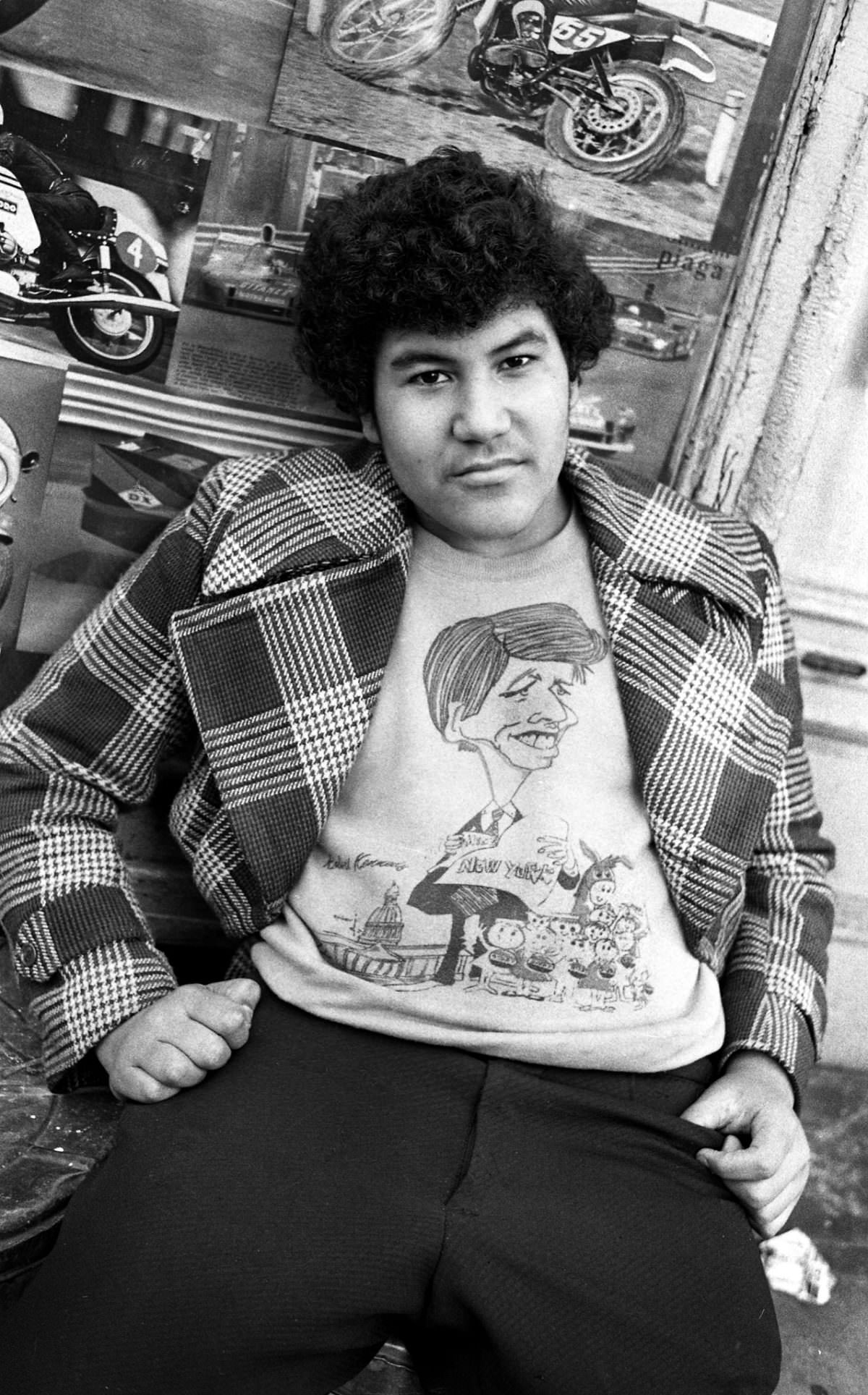 Big Fernando on East 3rd Street, 1974.
