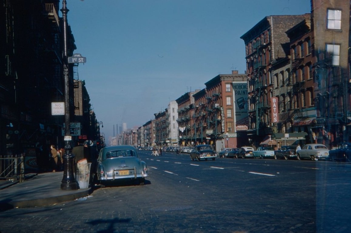 First Street and First Avenue.