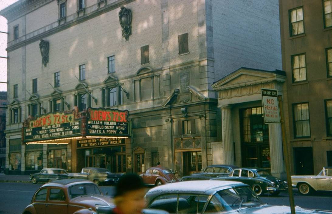 Loews Movie Theater, 72nd Street, 1960.