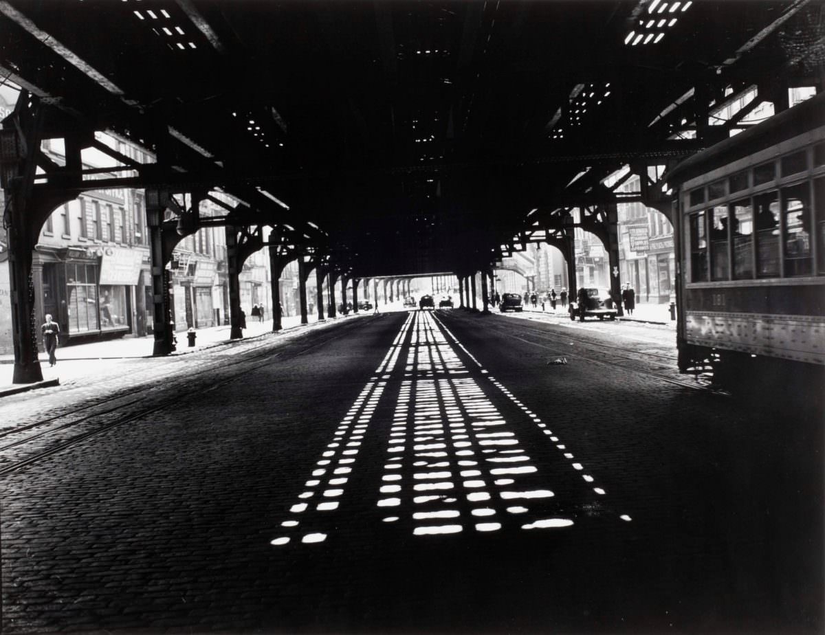 Under the Third Avenue Elevated, 1938.