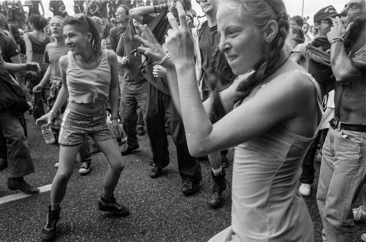 The 1996 Party Protest that Blocked the M41 Motorway in London