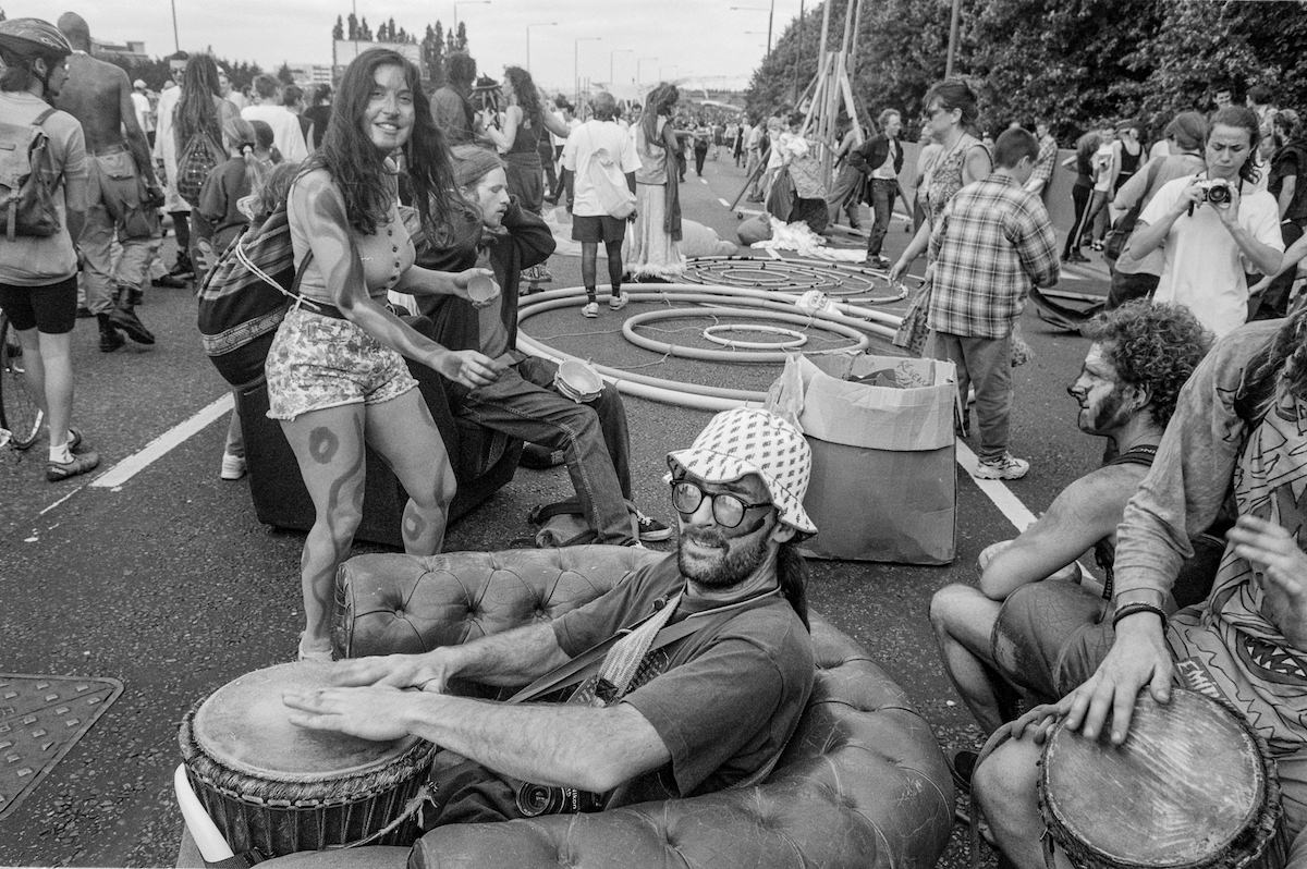 The 1996 Party Protest that Blocked the M41 Motorway in London