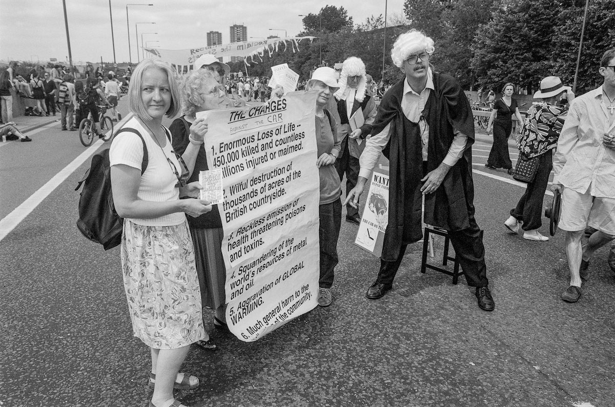 The 1996 Party Protest that Blocked the M41 Motorway in London