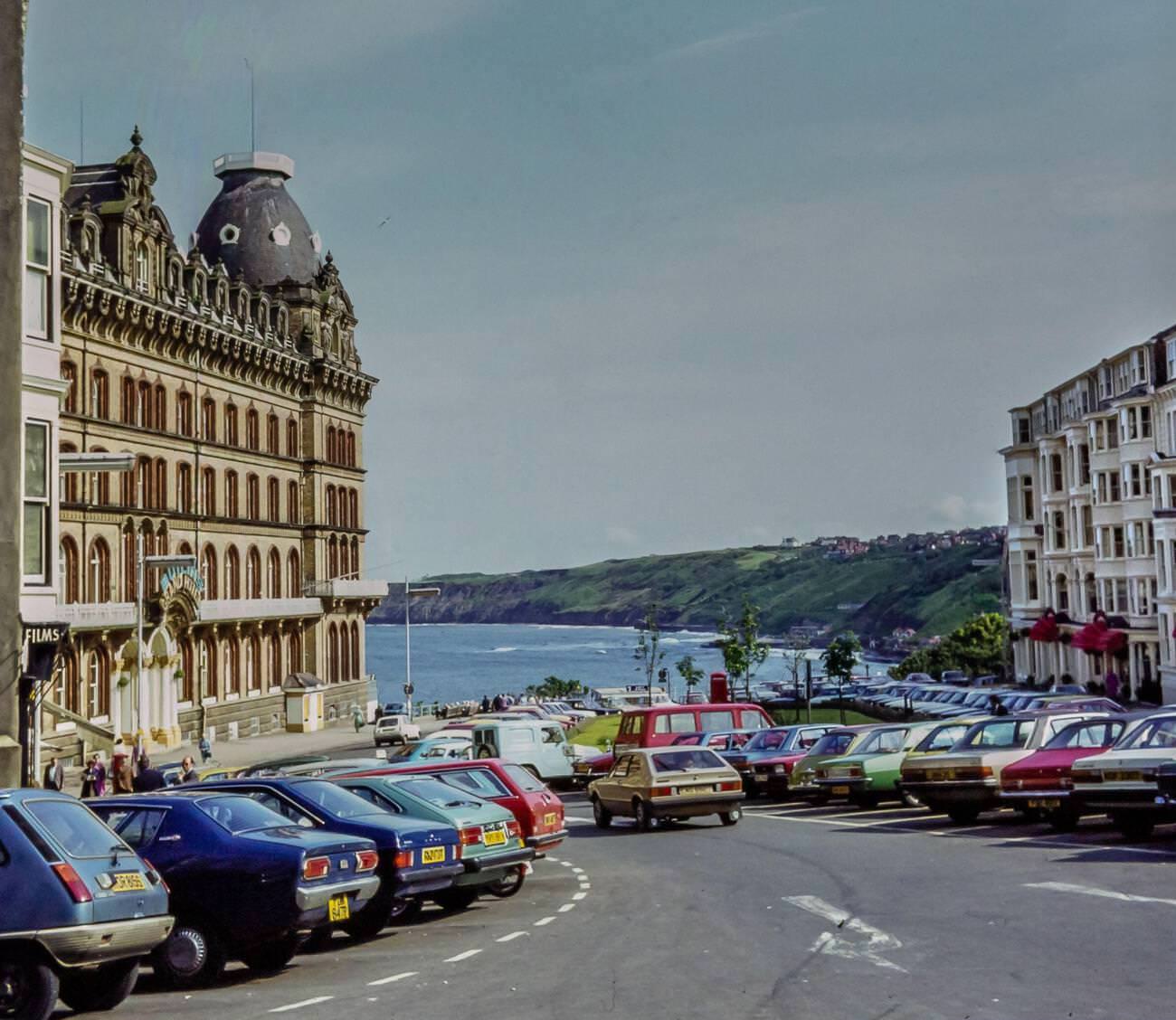 Scarborough sea front in 1980.