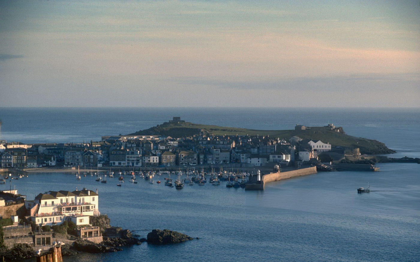 The harbor at Scarborough, 1980s.