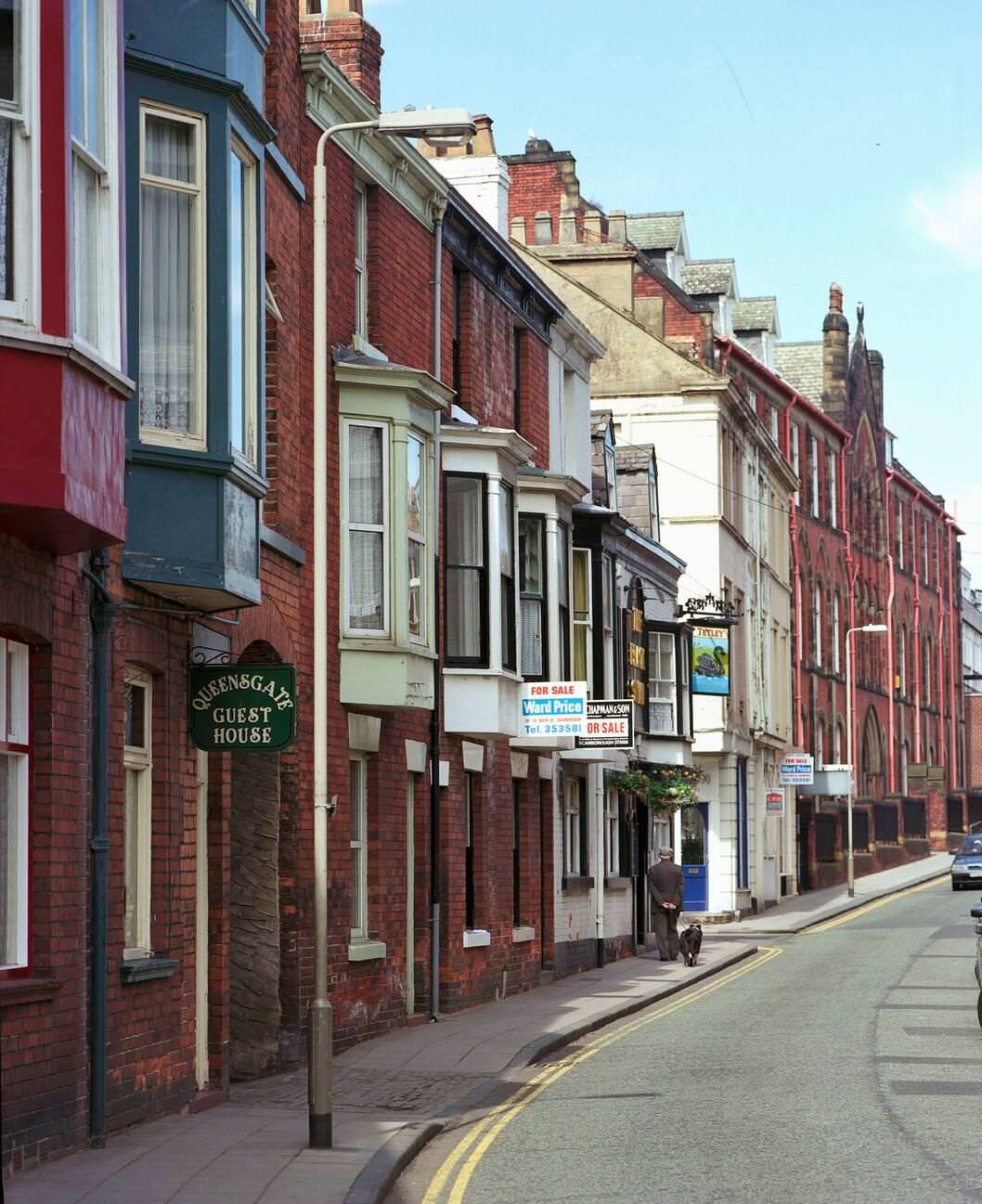 Street scenes in Castle Ward, Scarborough, 1990s